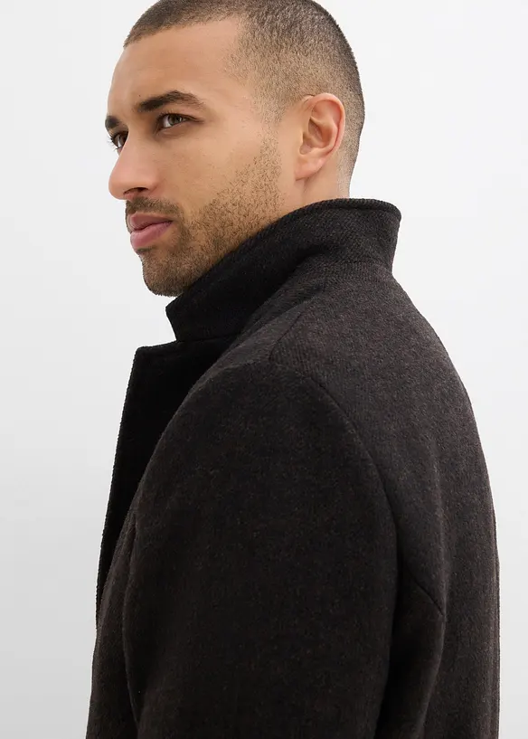 Krátký kabát s podílem vlny, bonprix