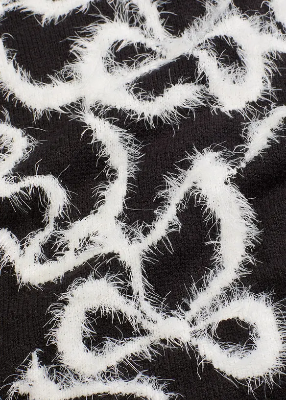 Žakárový svetr z jemné viskózové směsi, bonprix