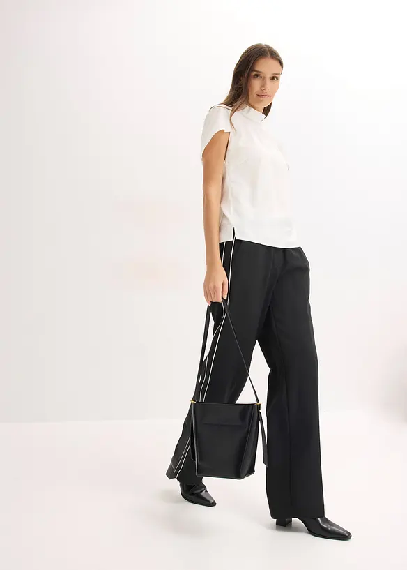 Kalhoty Palazzo s ozdobnými proužky, bonprix