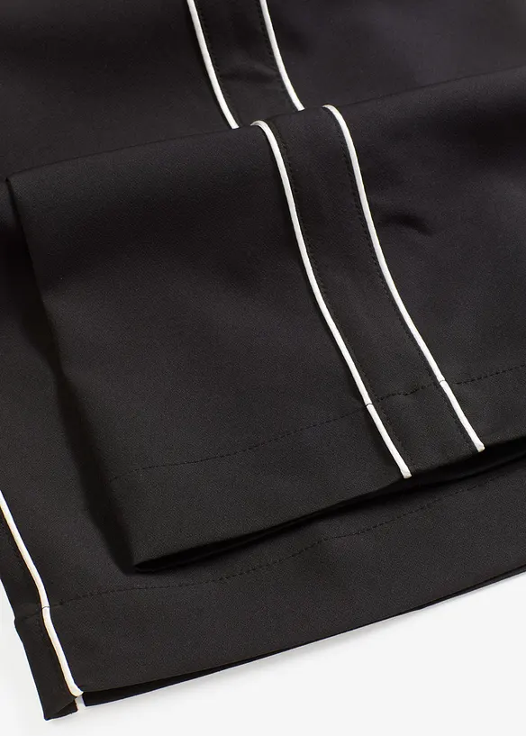 Kalhoty Palazzo s ozdobnými proužky, bonprix