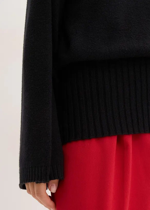 Oversize svetr z měkké viskózové směsi, bonprix