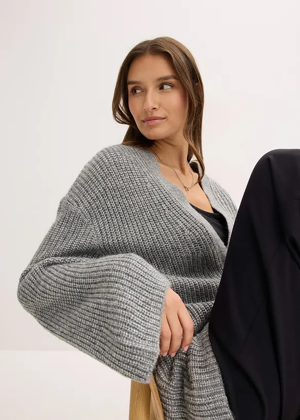 Oversize zavinovací kardigan, bonprix