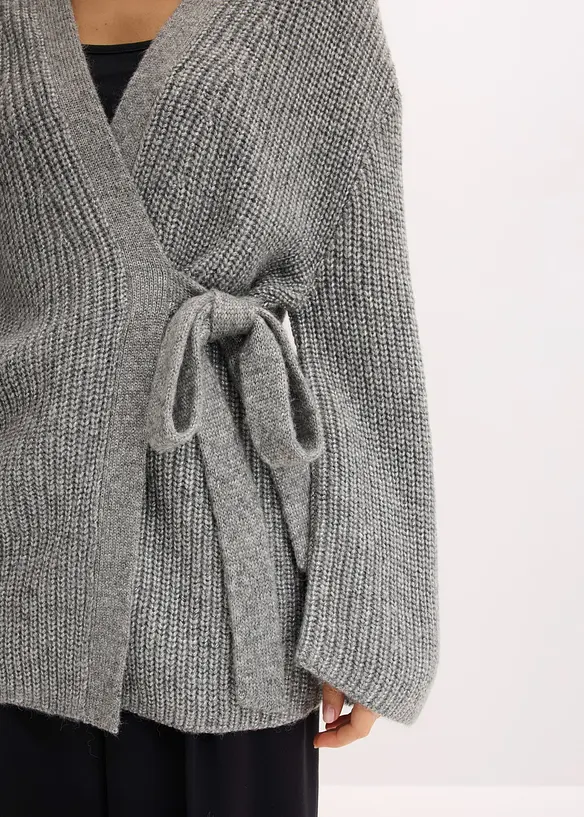 Oversize zavinovací kardigan, bonprix