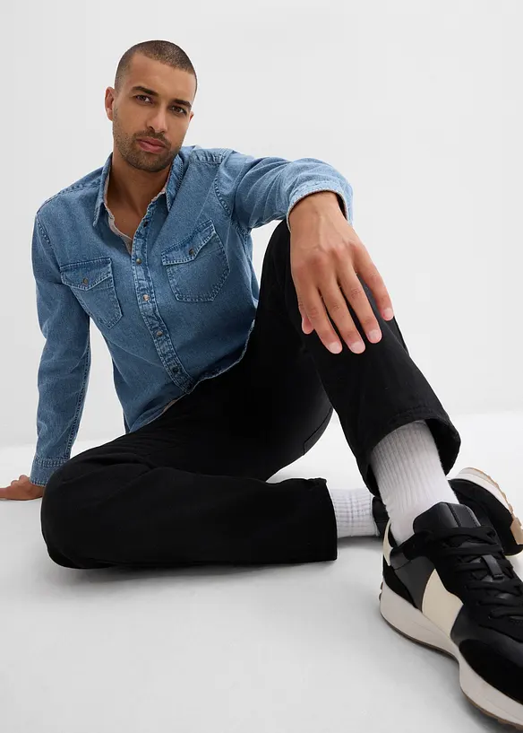 Termo cargo kalhoty Relaxed Fit, s pohodlným pasem, Straight, bonprix