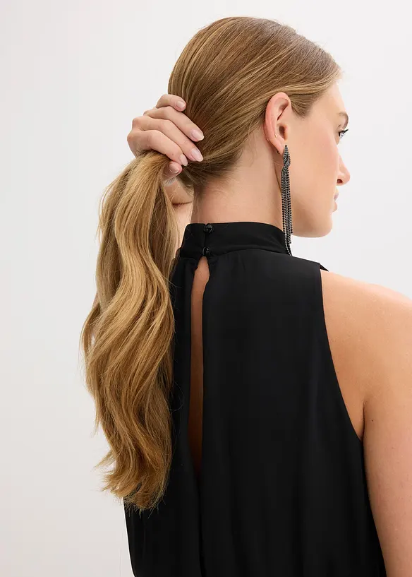 Maxi šaty s krajkovou sukní, bonprix