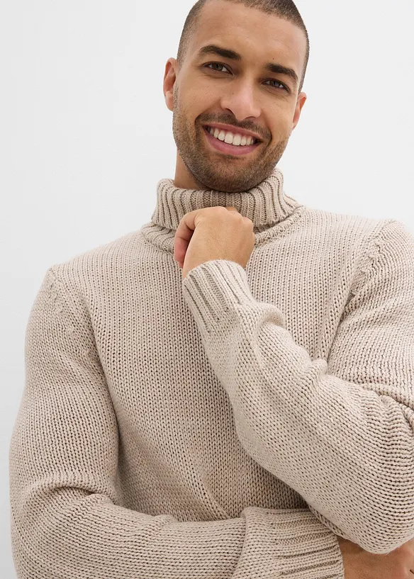 Svetr s rolákovým límcem, bonprix
