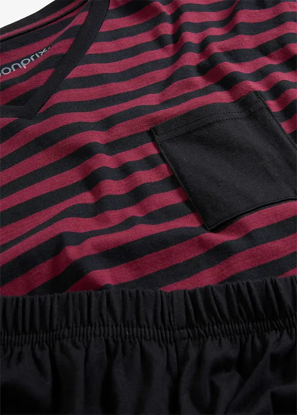 Pyžamo s dlouhým rukávem, z čisté bavlny, bonprix