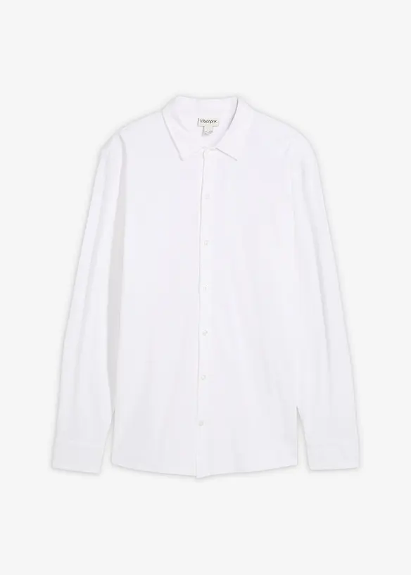 Superstrečová košile z bavlněného piké, Slim Fit, bonprix