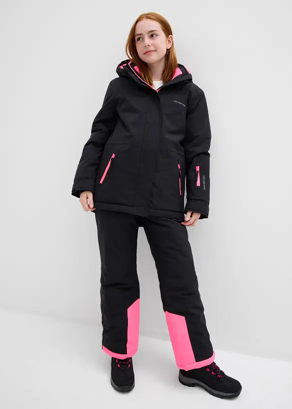 Lyžařské kalhoty s odnímatelnými šlemi, nepromokavé, bonprix