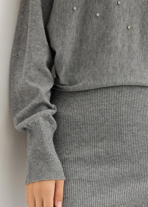 Pletené šaty z měkké viskózové směsi, bonprix