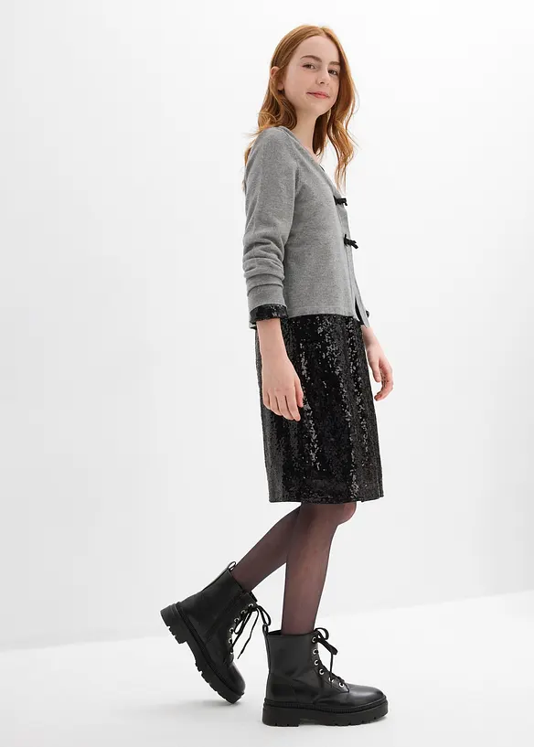 Pletený kabátek z měkké viskózové směsi, bonprix