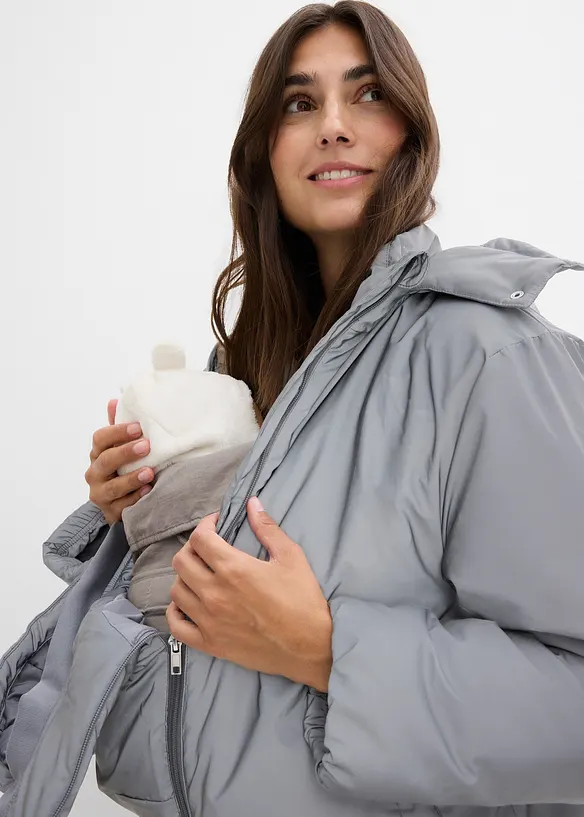 Reflexní těhotenská bunda s nosicí a těhotenskou vsadkou 3 v 1, bonprix