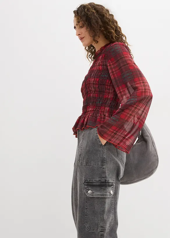 Cargo džíny, High Waist, bonprix