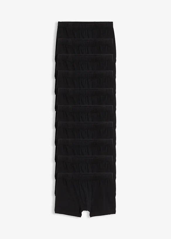 Přiléhavé boxerky s bavlnou (10 ks v balení), bonprix