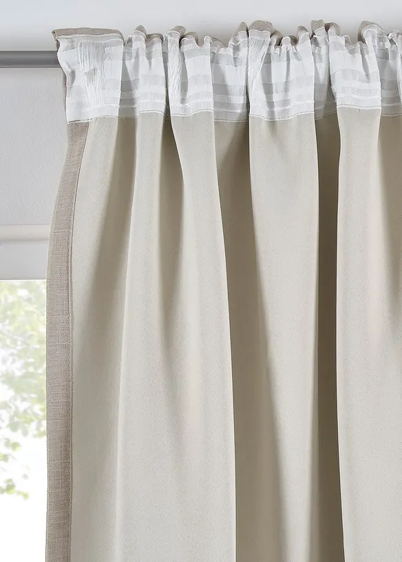 Zatemňovací závěs dvouvrstvý (1 ks v balení), bonprix