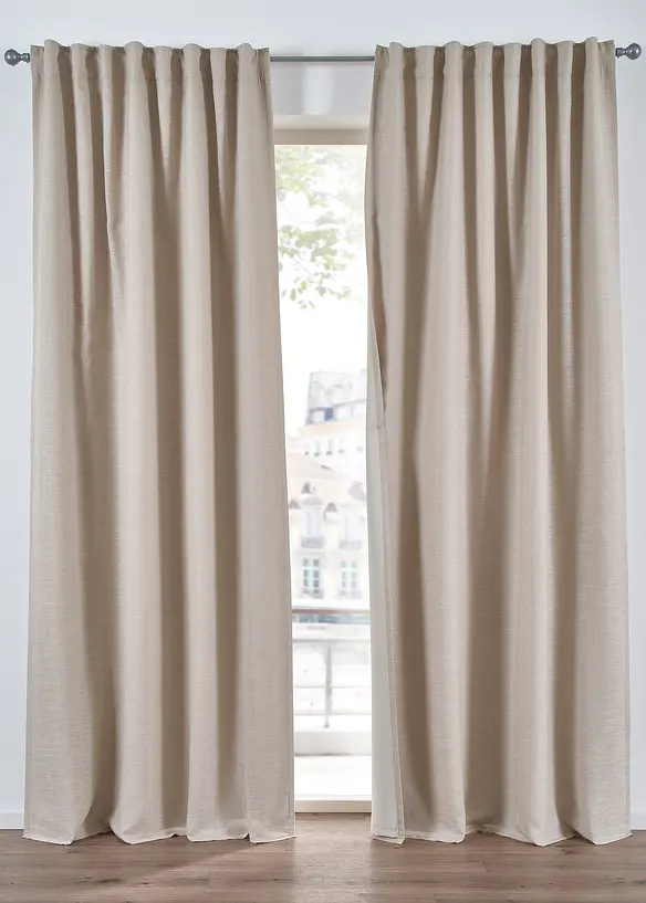 Zatemňovací závěs dvouvrstvý (1 ks v balení), bonprix