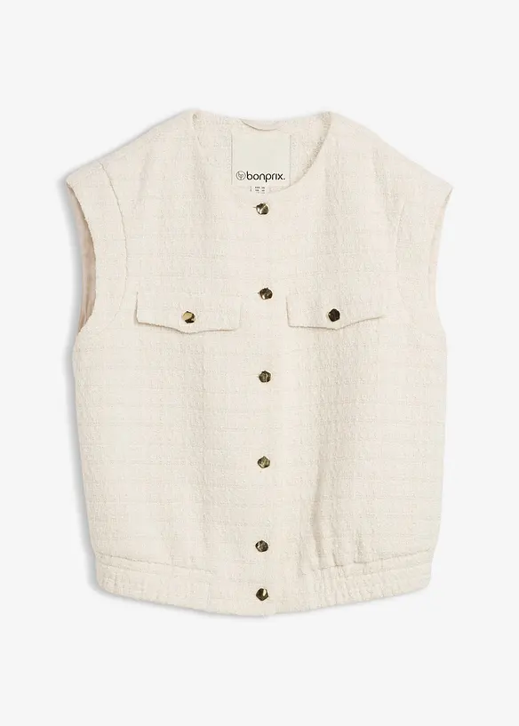 Blejzrov&aacute; vesta s pod&iacute;lem vlny, bonprix