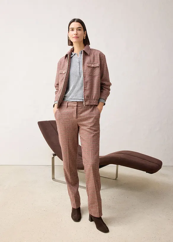 Triko polo s podílem vlny, bonprix