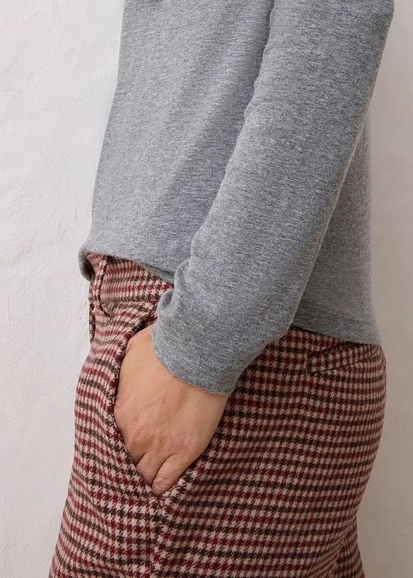 Triko polo s podílem vlny, bonprix