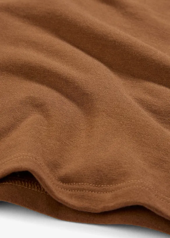 Rolákové tričko s podílem vlny, bonprix