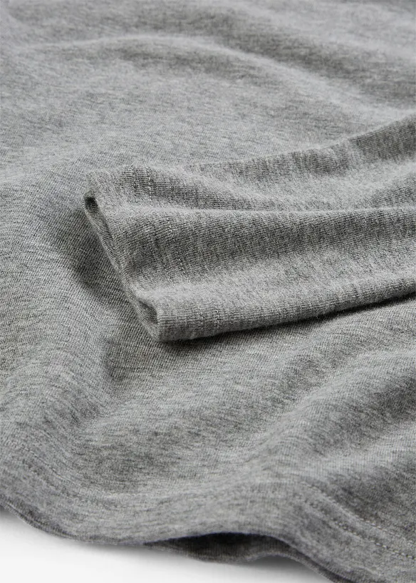 Rolákové tričko s podílem vlny, bonprix