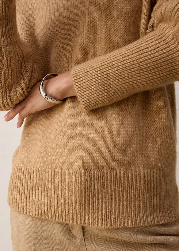 Svetr s podílem vlny, bonprix