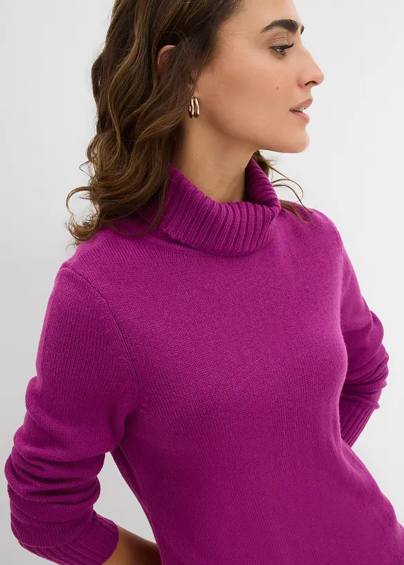 Základní rolák z jemné pleteniny, bonprix