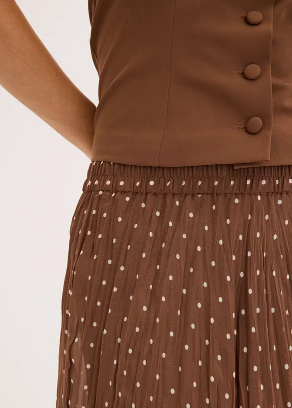 &Scaron;if&oacute;nov&aacute; sukně se zmačkanou &uacute;pravou, bonprix