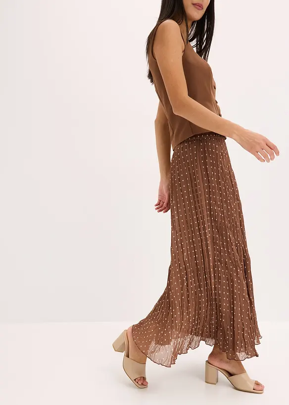 &Scaron;if&oacute;nov&aacute; sukně se zmačkanou &uacute;pravou, bonprix