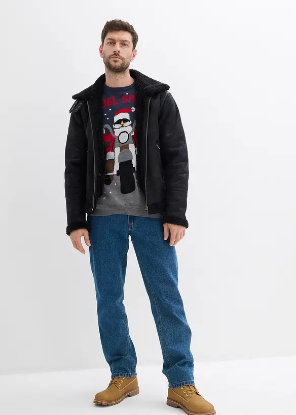 Svetr s vánočním motivem, bonprix