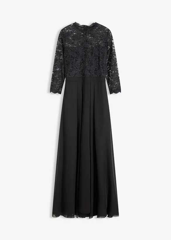 Dlouhé šaty s krajkou, bonprix