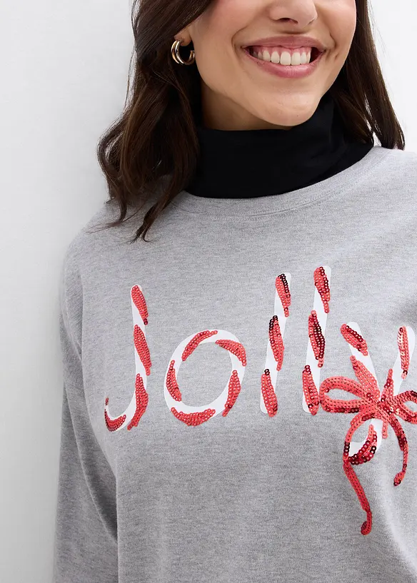 Triko s dlouhým rukávem, z čisté organické bavlny, bonprix