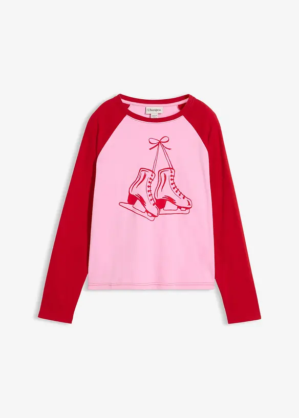 Raglánové triko z čisté organické bavlny, bonprix