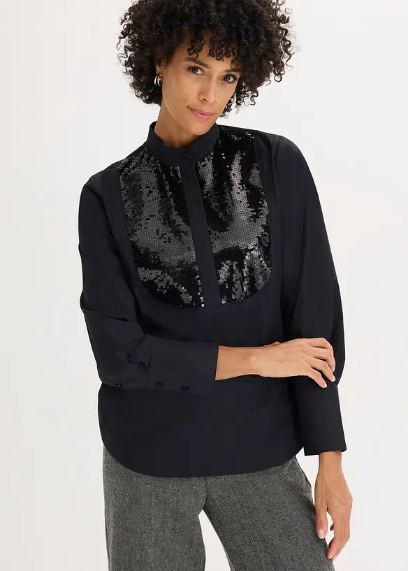 Tunika s flitry, bonprix