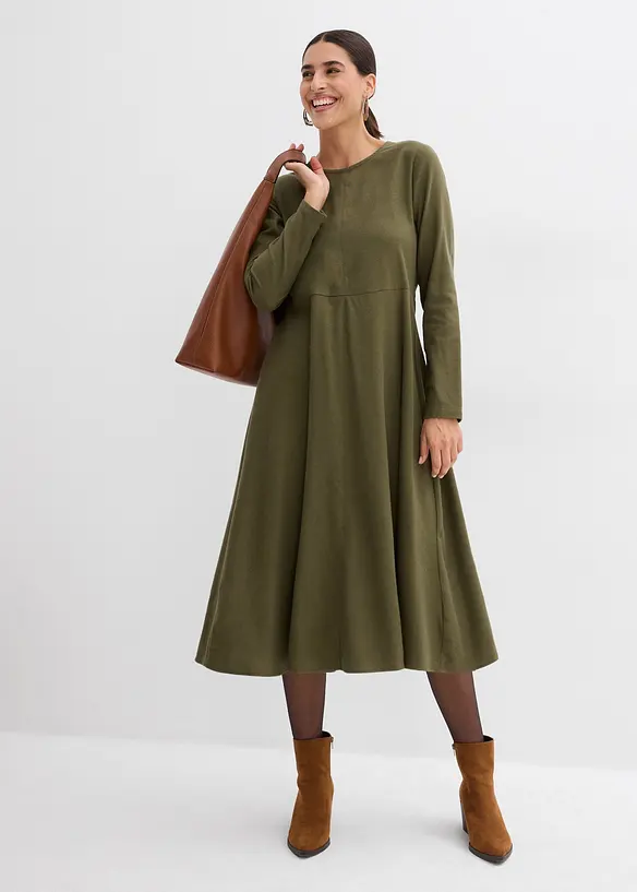 Flanelové šaty z čisté bavlny, bonprix