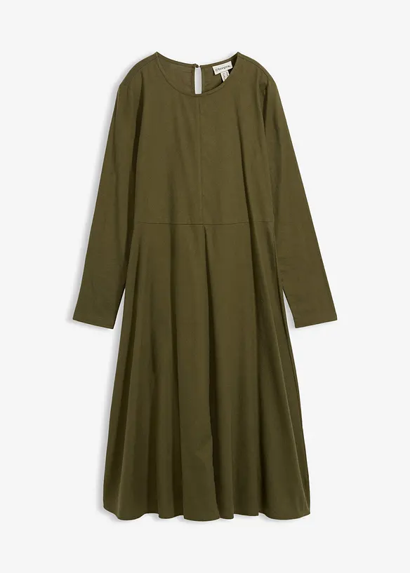 Flanelové šaty z čisté bavlny, bonprix