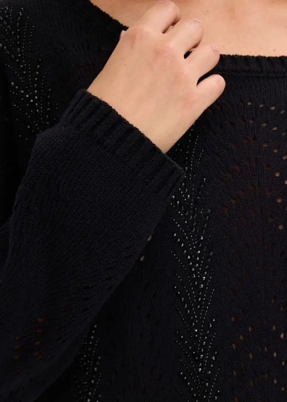 Ažurový svetr, bonprix