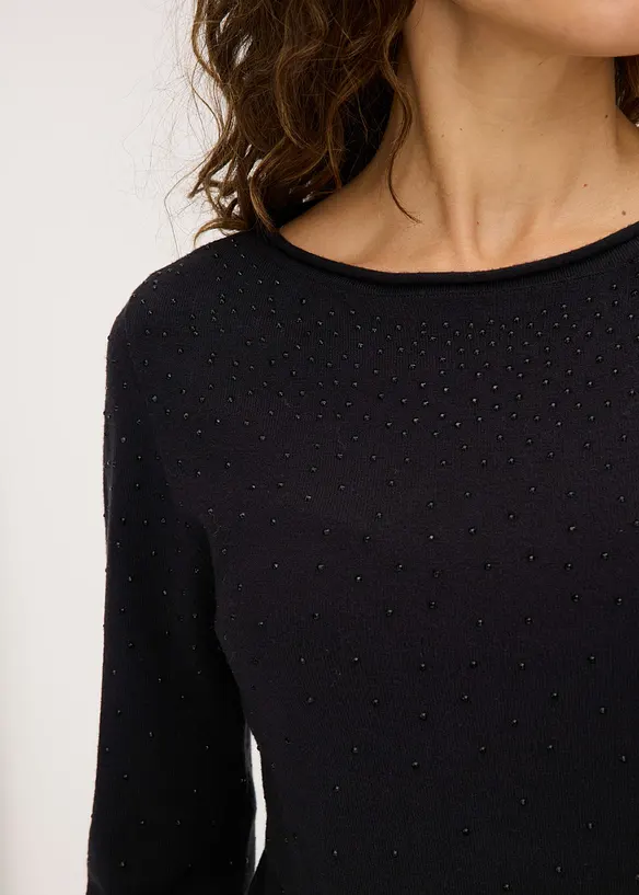 Svetr z jemné pleteniny ze splývavé viskózové směsi, bonprix