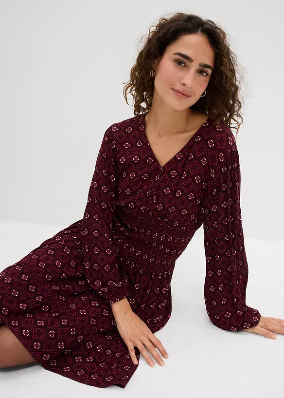 Minišaty ze splývavé viskózy, bonprix