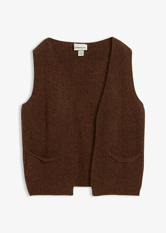 Vesta ze silnější pleteniny s vlnou alpaka, bonprix