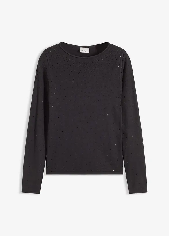 Svetr z jemné pleteniny ze splývavé viskózové směsi, bonprix