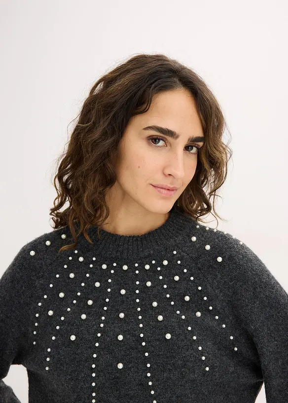 Svetr z jemné pleteniny, bonprix