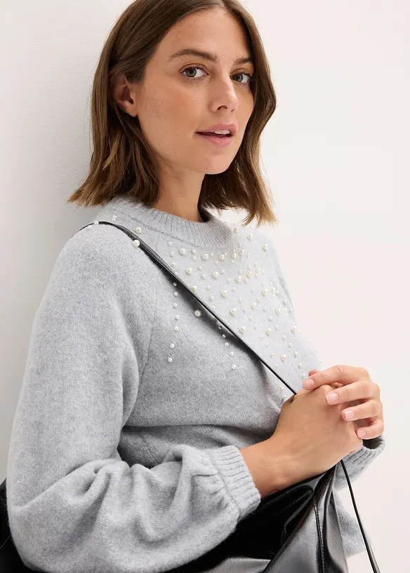 Svetr z jemné pleteniny, bonprix