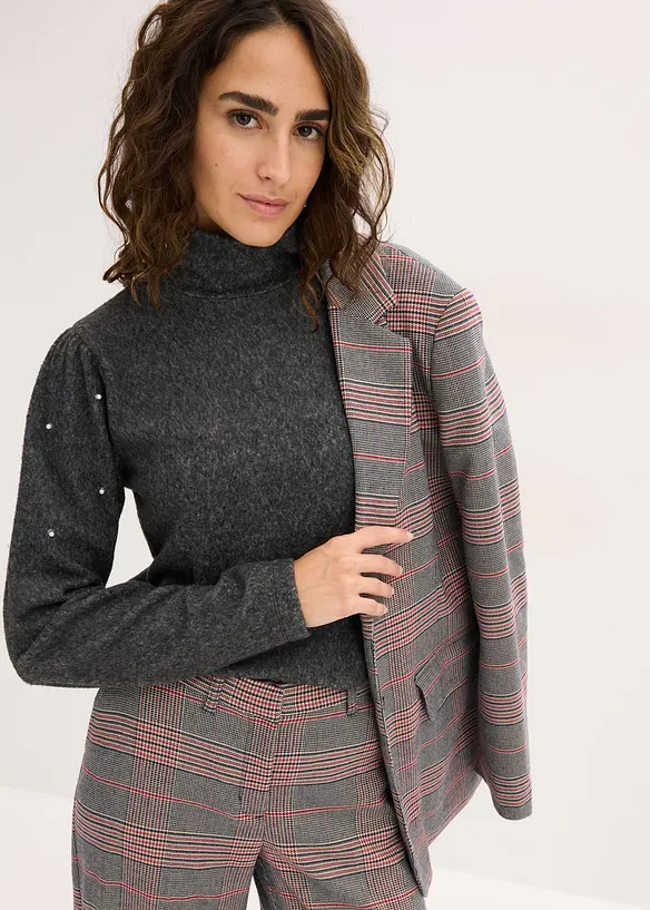 Flísové triko ze splývavé viskózové směsi, bonprix