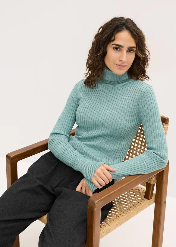 Žebrovaný svetr, bonprix