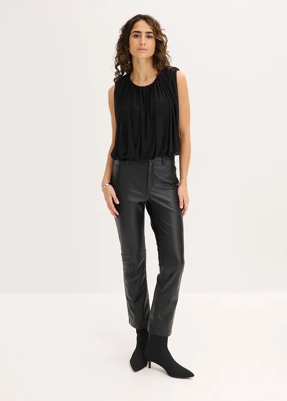 Tričko z jemn&eacute; s&iacute;ťoviny, bonprix