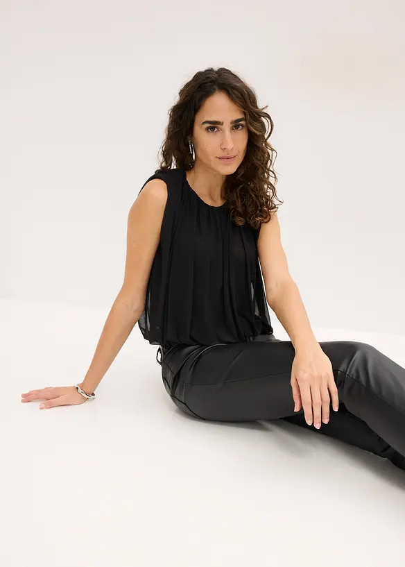 Tričko z jemn&eacute; s&iacute;ťoviny, bonprix