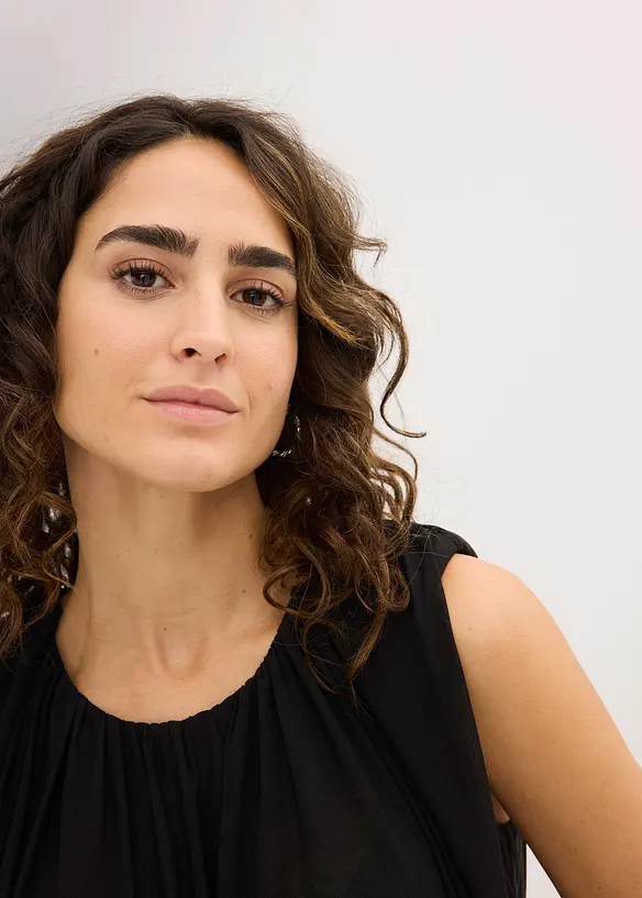 Tričko z jemn&eacute; s&iacute;ťoviny, bonprix