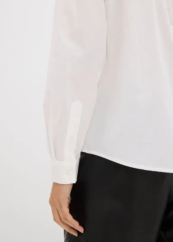 Oversize košile s kontrastní kapsou, bonprix