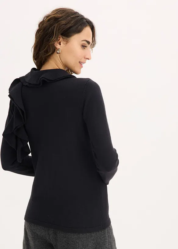 Svetr z jemné pleteniny ze splývavé viskózové směsi, bonprix